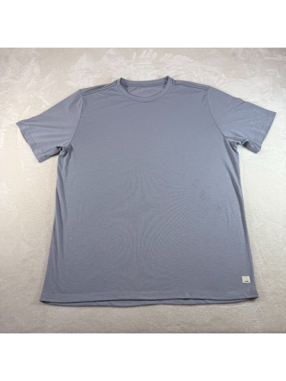 Vuori Mens XL Strato Tech Tee Blue Athletic Performance Gym Workout Moisture Wic